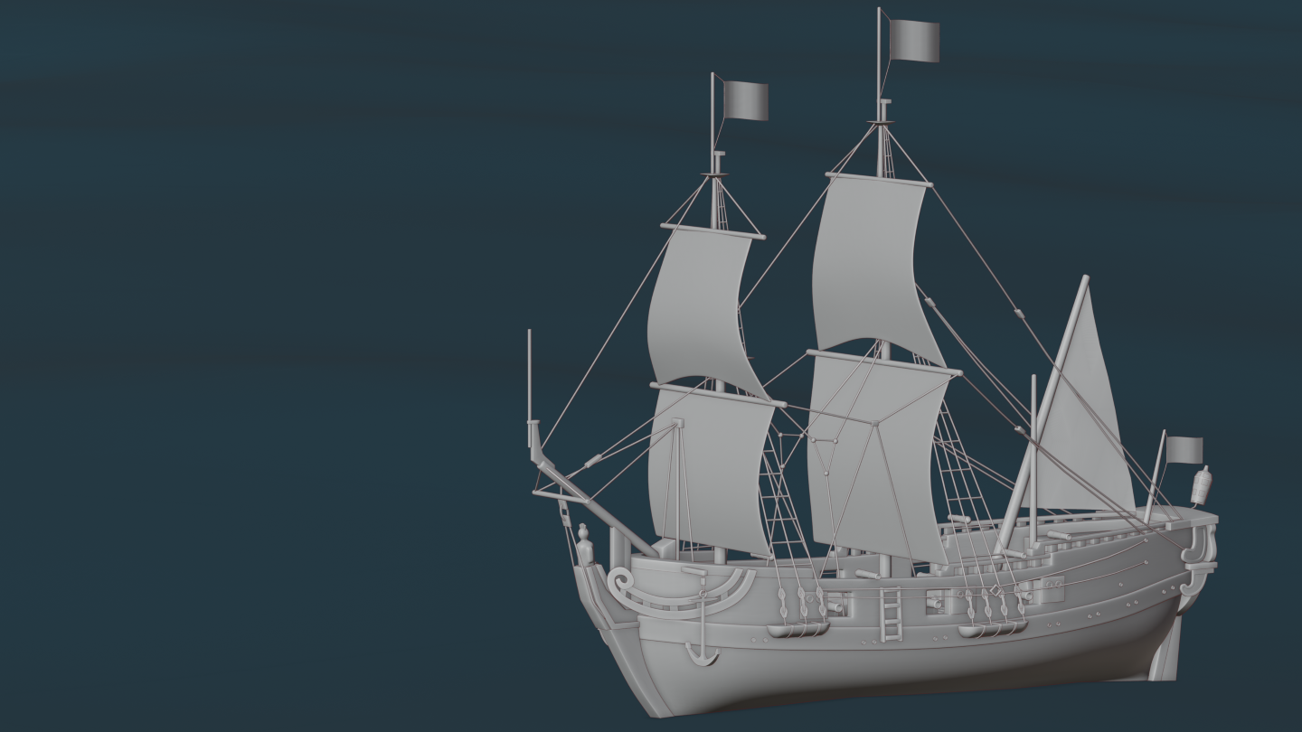 High Poly Ship